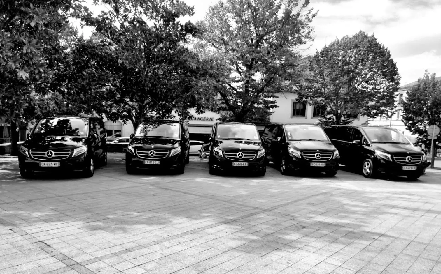 La flotte de vans Mercedes Classe V de RK-Transports